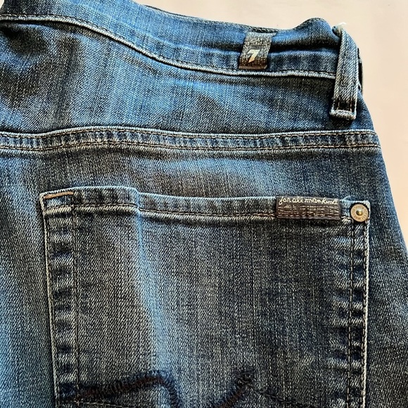 7 For All Mankind Austyn Straight Leg Size 33 - Picture 13 of 16